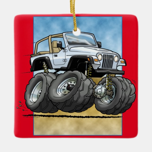 White_TJ Keramikornament (Vorderseite)