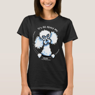 White Toy Poodle alles über mich Angepasst T-Shirt