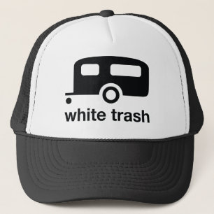White Trashanhängerikone - Wohnwagensiedlung Truckerkappe