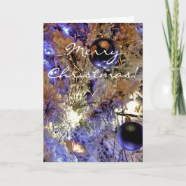 White Tree [Weihnachtskarte] Feiertagskarte