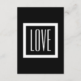 White Trim Love RSVP Mariage V77A