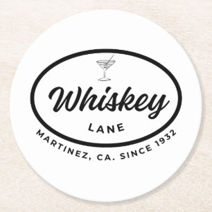 White Untersetzer Set für das Retro-Logo von Whisk