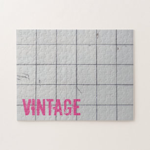 White Vintag Tiles 80er 70er 60er Retro verwendet