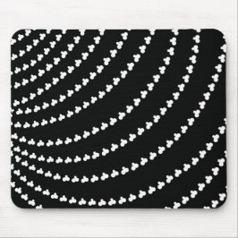 White Vortex Mousepad