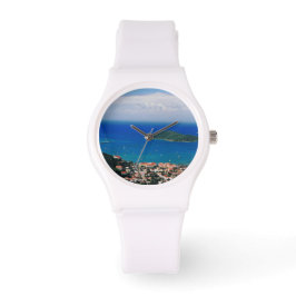 White Watch mit St. Thomas Scene Armbanduhr