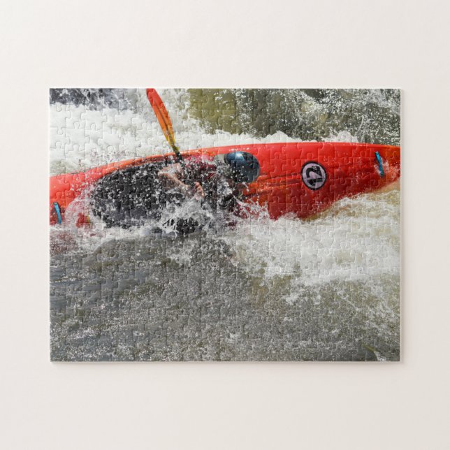 White Water Kajak Abenteuer - 11 x 14 (Horizontal)