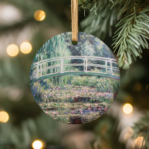 White Water Lilies   Claude Monet Keramik Ornament