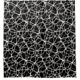 White Web Texture + Ihr Bachgr. Ideen Duschvorhang