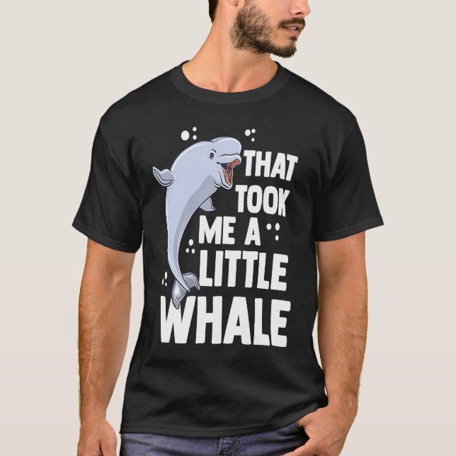 White Whale Marine Mammal & Whale Watching T-Shirt (Vorderseite)