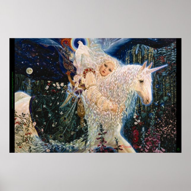 'White Wind' by Elizabeth Kyle Poster (Vorne)