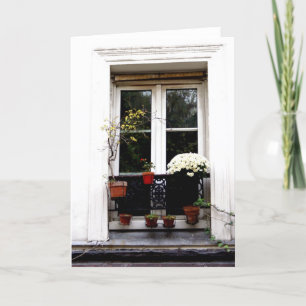 White Window Karte