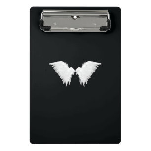 White Wings Mini-Zwischenablage Mini Klemmbrett
