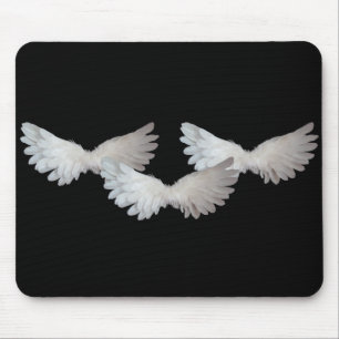 White Wings Mousepad