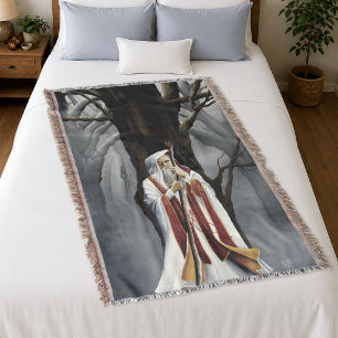 White Wizard Oak Tree Fantasy Decke