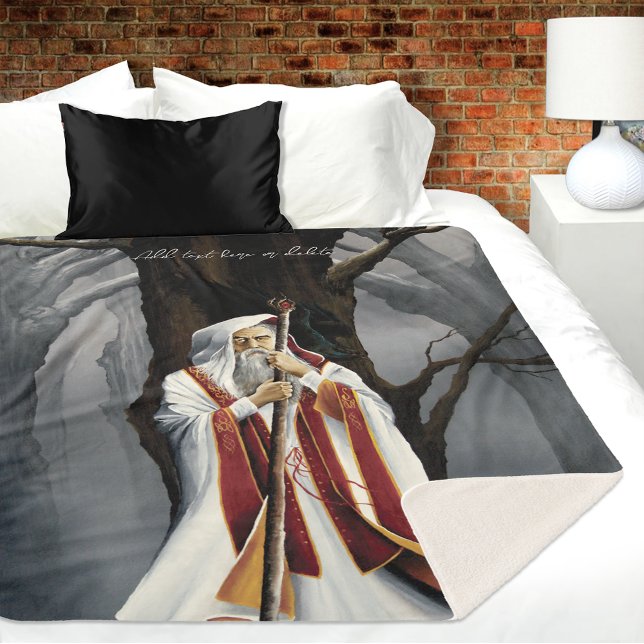 White Wizard Oak Tree Fantasy Sherpadecke (Von Creator hochgeladen)