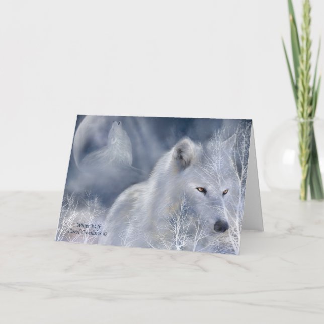 White Wolf ArtCard Karte (Vorderseite)