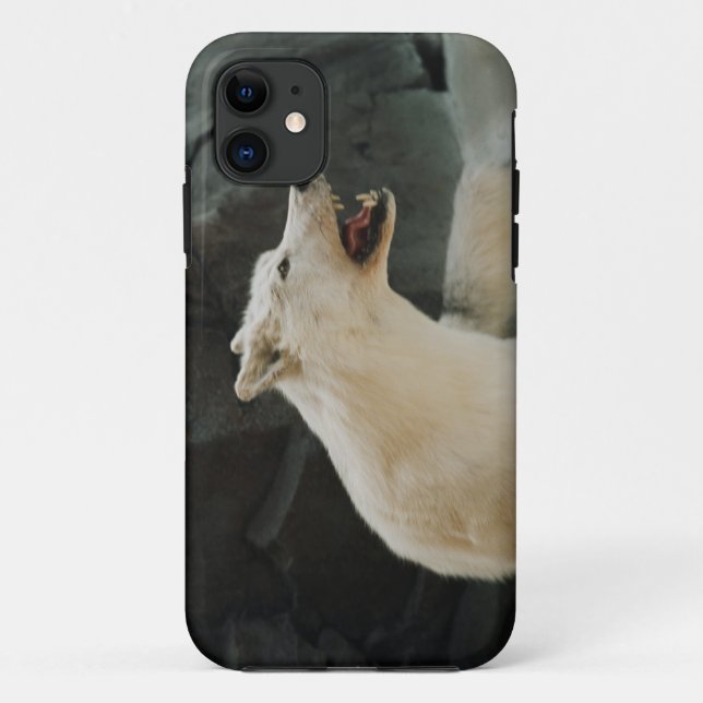 White Wolf Case-Mate iPhone Hülle (Rückseite)