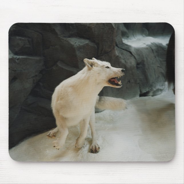 White Wolf Mousepad (Vorne)