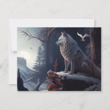 White-Wolf-Postkarten