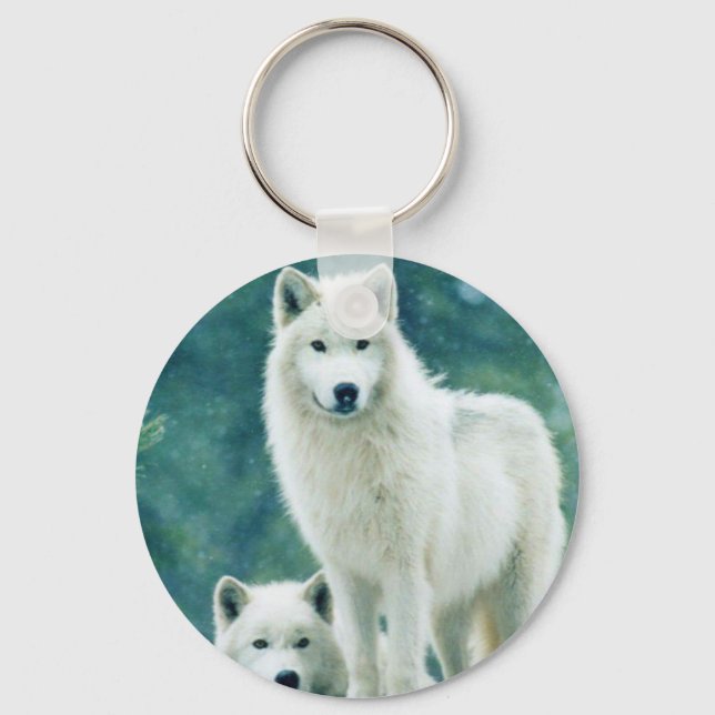 WHITE WOLF SCHLÜSSELANHÄNGER (Vorderseite)