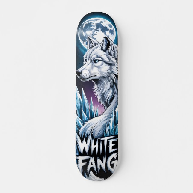 White wolf  Skateboard  (Vorne)