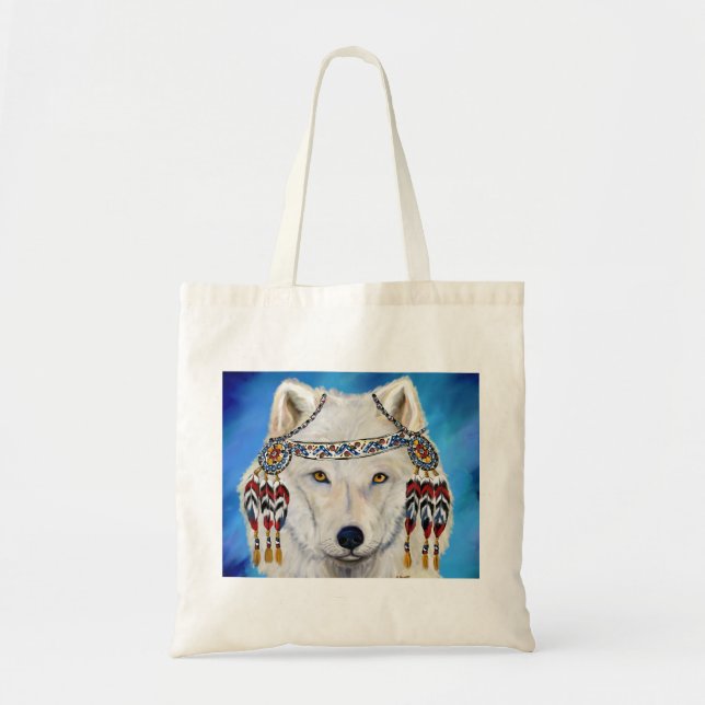 White Wolf Tragetasche (Vorne)