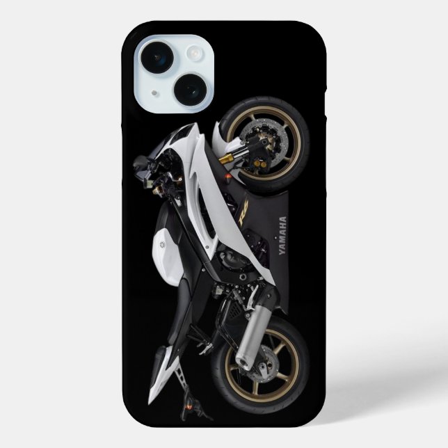 White Yamaha Yzf-R6 Motorrad Case-Mate iPhone Hülle (Rückseite)