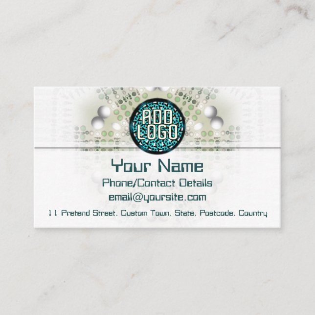 White Zenfasi BUSINESS CARD Visitenkarte (Vorderseite)