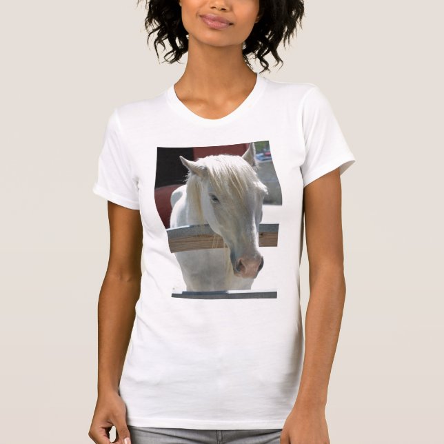 White Zoo Horse T-Shirt (Vorderseite)