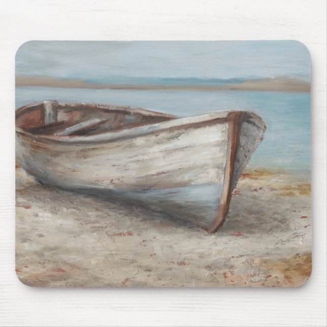 Whitealkenboot an der Küste Mousepad (Vorne)