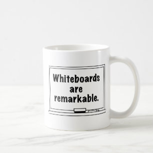 Whiteboards sind bemerkenswert kaffeetasse