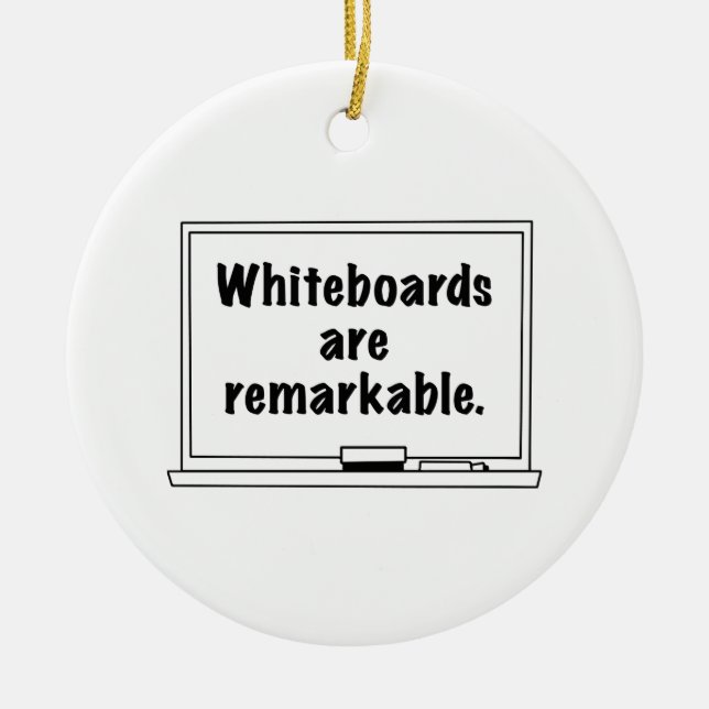 Whiteboards sind bemerkenswert keramikornament (Vorne)