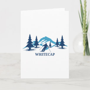 Whitecap Wisconsin Skigebiet Skifahren Skifahrer Karte