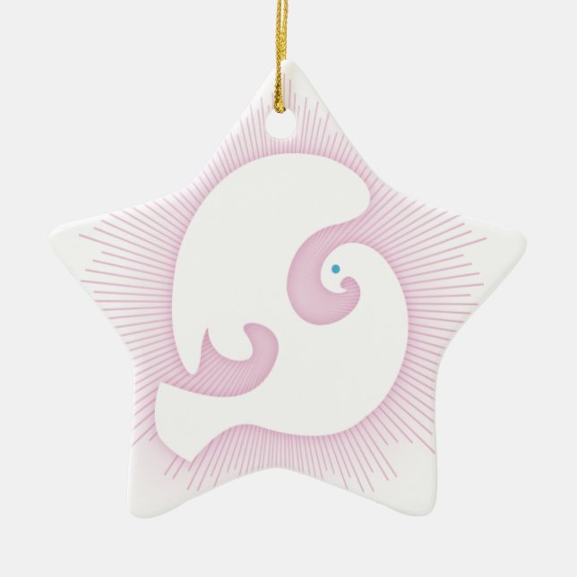 Whitedove Sanctuarium Verzierung Keramikornament (Vorne)