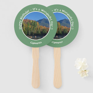 Whiteface Mountain, Autumn Party Items von Adirond Fächer