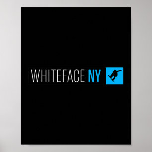 Whiteface Mountain Ny Snowboard Box Typ Poster