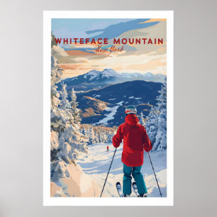 Whiteface Mountain Ski Druck 1 Poster