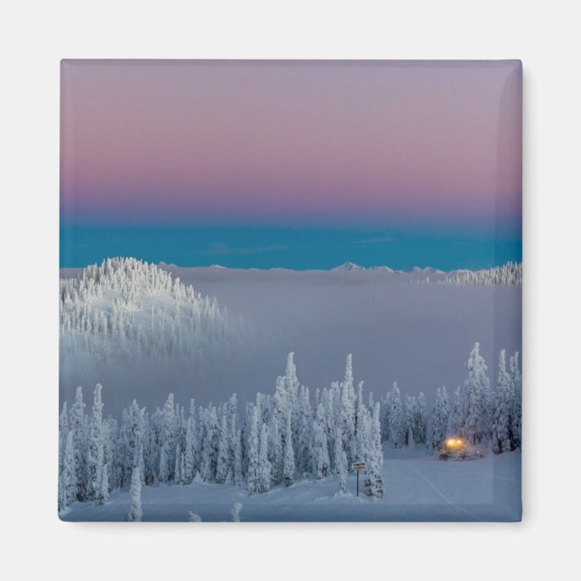 Whitefish Mountain Resort in Whitefish, Montana Magnet (Vorne)