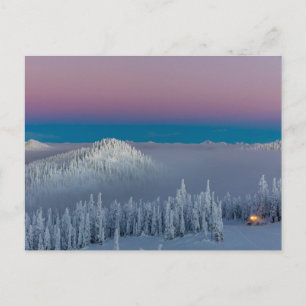 Whitefish Mountain Resort in Whitefish, Montana Postkarte