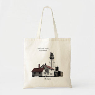 Whitefish Point Lighthouse ausgeschnitten Tasche