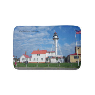 Whitefish Point Lighthouse bathmat Badematte