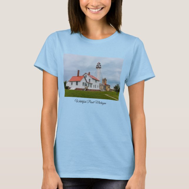 Whitefish Point Michigan T - Shirt (Vorderseite)