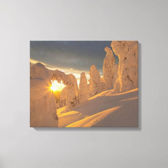 Whitefish Range | Weißfisch, Montana Leinwanddruck (Vorderseite)