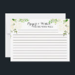WhiteFloral Advice Cards, Gebete, Wünsche Hinweiskarte<br><div class="desc">Weiße schöne Blumenberater Karten</div>