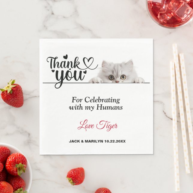 Whitehaarige Papa Napkins Serviette (Beispiel)
