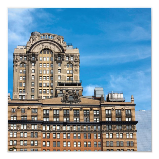 Whitehall Gebäude New York City Fotodruck (Vorne)