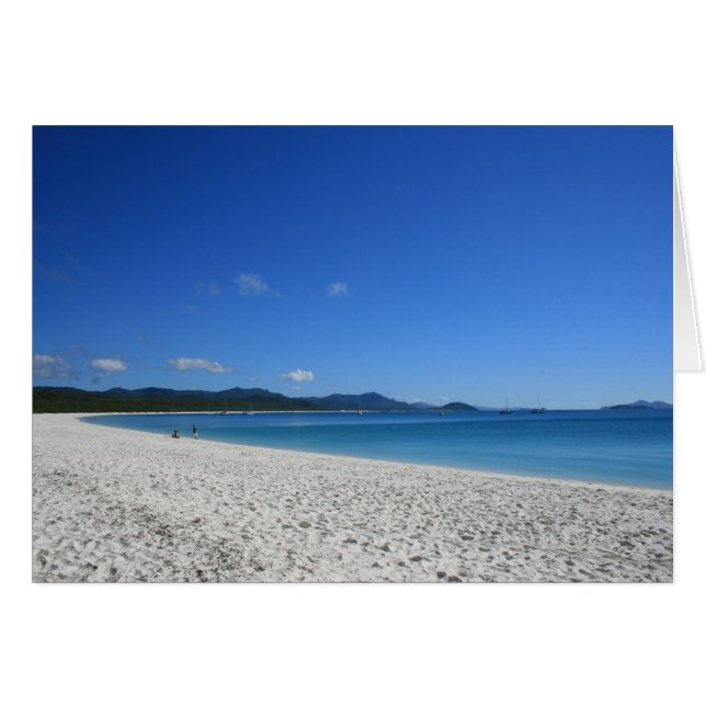 Whitehaven Beach, Queensland, Australien - Karte (Vorderseite (Horizontal))