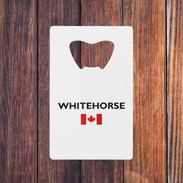 Whitehorse Canada Drapeau canadien couleur claire