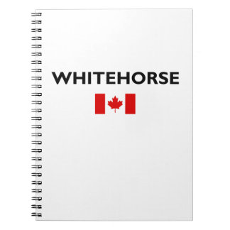 Whitehorse Kanada kanadische Flagge Licht Farbe Notizblock