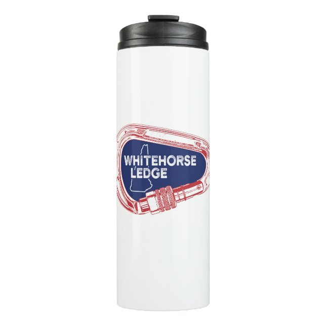 Whitehorse Ledge New Hampshire Climbing Carabiner Thermosbecher (Vorderseite)